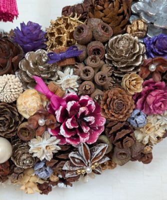 La verita fiore＞カメオ風アロマストーンのリース